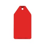 RED PLAIN TUFFA TAGS (SMALL)