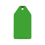 GREEN PLAIN TUFFA TAGS (SMALL)