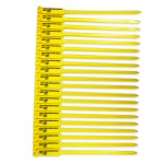 YELLOW 175MM SLING & ROPE TUFFA TAGS - NEXT INSP DUE