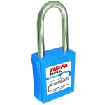 TUFFA SAFETY LOCKS STEEL SHACKLE (BLUE)