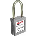 TUFFA SAFETY LOCKS STEEL SHACKLE (GREY)