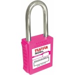 TUFFA SAFETY LOCKS STEEL SHACKLE (PINK)