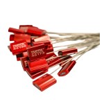 WIRELOCKS 1.5MM X 600MM RED STAINLESS STEEL